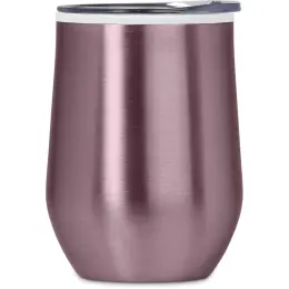 Serendipio Vogue Madison Stainless Steel & Plastic Double-Wall Tumbler Pink